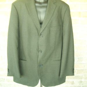 Hugo Boss Olive Green Mens Single Breasted Jacket